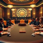 Engage in thrilling gameplay at a high-stakes casino table with shbet đăng nhập available for new players exploring their gambling options.