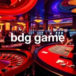 Experience the excitement of gaming at a casino with the bdg game login displayed on a digital screen amidst vibrant betting activities.