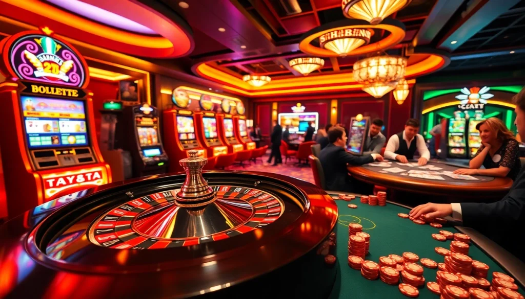 Experience the thrill of winning at SHBET with players enjoying vibrant casino games.